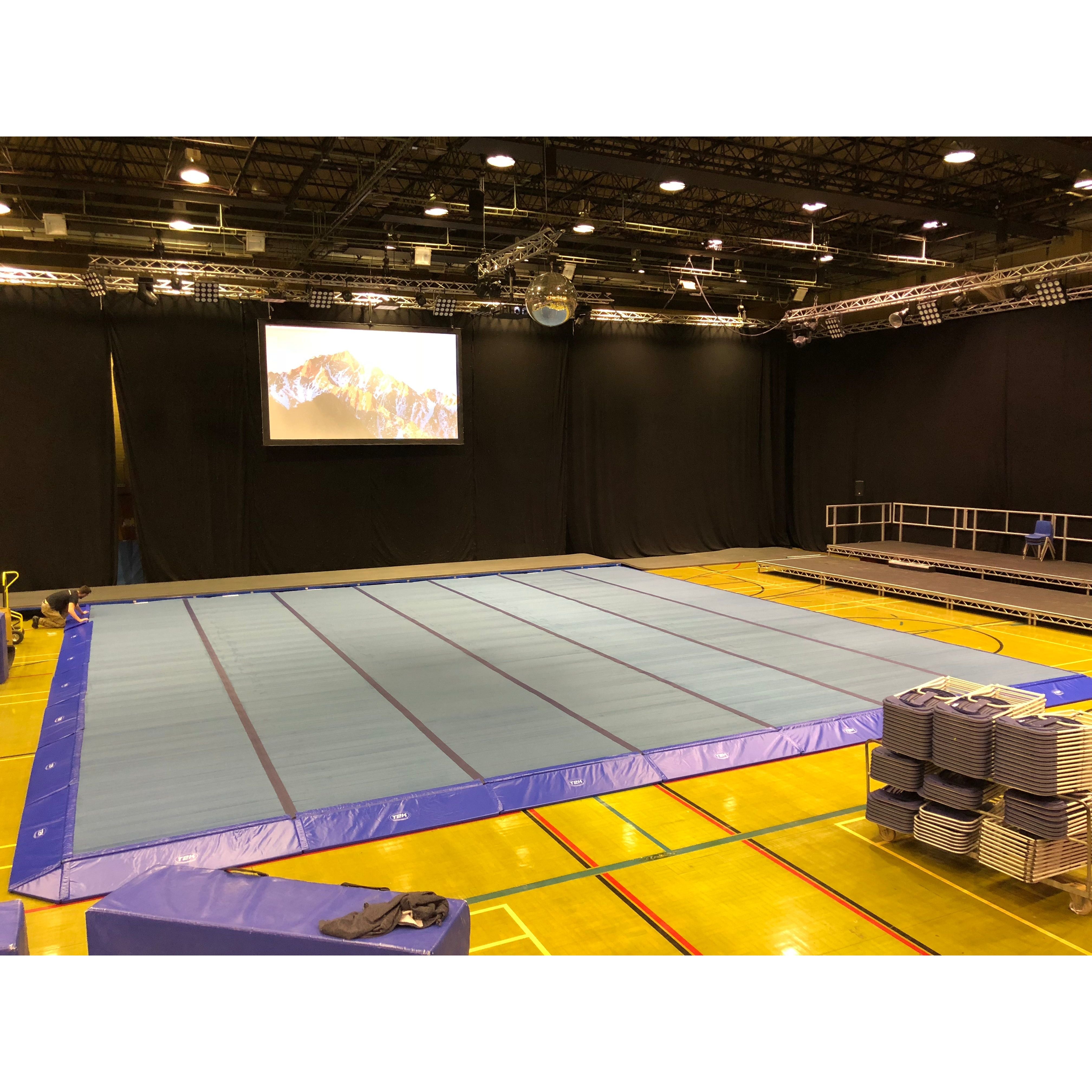 Gymnastics Sprung Floor Tracks 2000 International Ltd